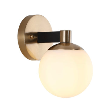 Modernist Globe Metal/Frosted Glass Modern Contemporary LED Vanity - JONATHAN Y
